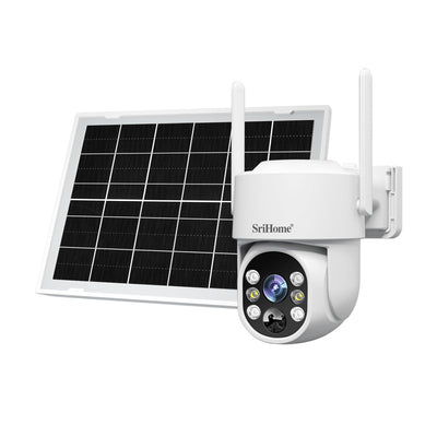 LinkMejor DH005 4MP Wireless Solar Security Camera PTZ AI Human Tracking Night Vision 5200mAh 2 Way Audio IP66 Waterproof Home Surveillance Cameras