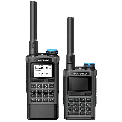 Quansheng UV-K1 5W High Power Portable Walkie Talkie Type-C Charging Multi-Band Transceiver Aviation NOAA Weather Scrambler DIY Customization Two-way Radio