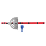 Suitable for Dewalt Miter Gauge System 450mm 0-90 Degree Angle with 600/800mm Aluminum Alloy Fence and Stop Sawing Assembly Ruler for Table Saw Router Table Miter Saw