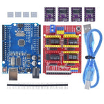 3D Printer Kit CNC Shield V3 V4 Engraving Machine Kit NANO Improved Version 4988 Driver