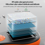 Handheld Digital Microscope 2 Million Pixels 500X Magnification 2-inch IPS Screen 8 LED Lights USB Type-C Powered