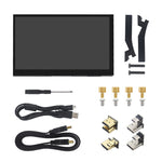 10.1 Inch Touchscreen Display for Raspberry Pi IPS Capacitive HD Multimedia Interface 1024x600 1280x800 High Resolution Dual Speakers Backlight Adjustable