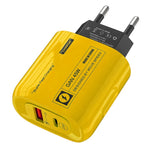 [GaN Tech] APD-555 45W 2-Port USB PD Charger USB-A+USB-C PD Fast Charging Wall Charger Adapter EU Plug US Plug for iPhone 16 15 14 13 Pro Max for Huawei Mate XT for Xiaomi MIX Fold4 for Samsung Galaxy Z Flip6