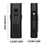 LinkMejor 400LM 2000mAh Type-C Charging Bicycle Headlight 3 Gears COB Side Light Battery Level Display Waterproof Power Bank Front Bike Light for Night Riding