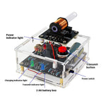 HU-064C High Voltage Electromagnetic Launcher DIY Kit with Circuit Board Fast Energy Storage Long Range Educational Science Experiment