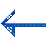 Blue Center Finder Aluminum Center Line Scriber for Finding Center Drawing Straight Lines Right Angles Midlines Vertical Lines 45 Degree Angles