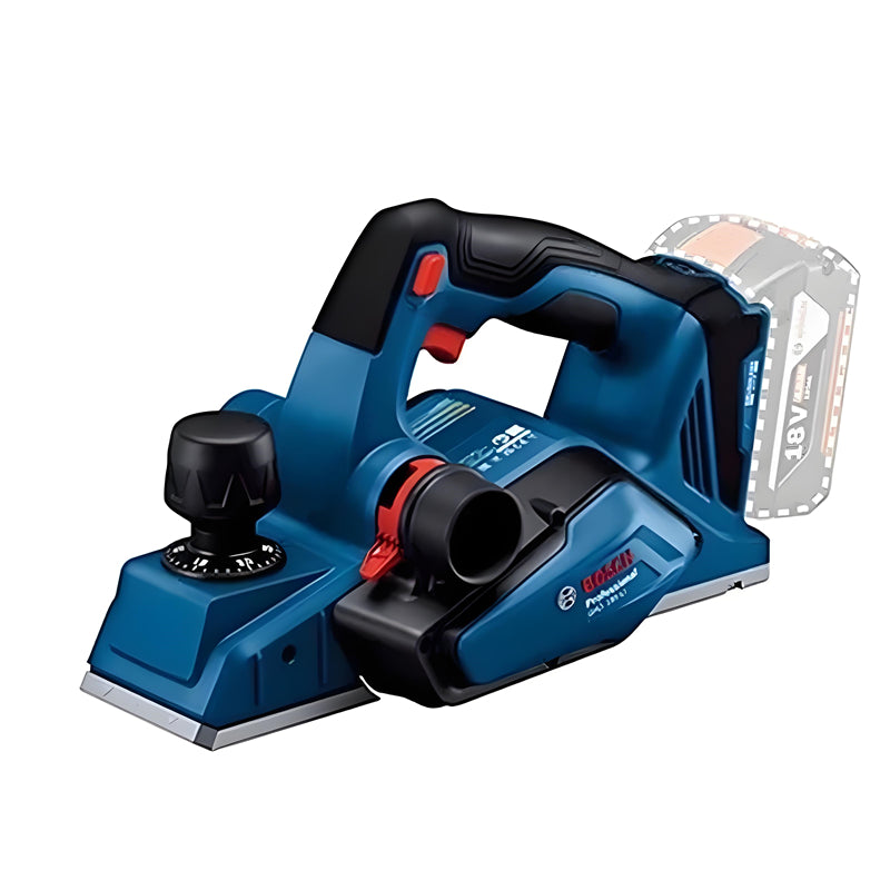 LinkMejor 185-LI for BOSCH 18V Brushless Cordless Electric Planer Professional Woodworking Planer Carpentry Planing Trimmer Tool