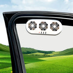 Solar Car Ventilation Fan Cool Circulate Air Reduce Heat Car Window Vent Fan Quiet Solar Exhaust Fan Air Circulation Fan Solar Charging Cooling Fan
