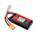 LinkMejor 2S 7.4V 1500mAh 120C 11.1Wh LiPo Battery XT60 Plug for RC Drone