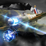 LinkMejor Spitfire Brushless 487mm Wingspan 2.4G 4CH 6-Axis Gyro One Key Aerobatics EPP RC Airplane Warbird Fixed Wing BNF/RTF