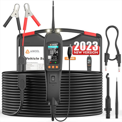 LinkMejor PB500 Circuit Tester Automotive Diagnostic Tool with Multi Functional 7 Test Modes Dual Display High Precision and Overload Protection for DC/AC Voltage Frequency Duty Cycle