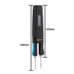 LinkMejor 1 Pair Tweezer Tip for SQ HT140 Hot Tweezers 3.0FS & 4.0FS & 5.0FS Flat Shovel Tips