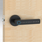 Tuya BLE Smart Door Lock Fingerprint Password Key APP Unlock Home Security Anti-theft Locks Wire-free No Punching Required