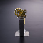 LinkMejor QX-M-ZQJ-06 Mini Copper Boiler Steam Engine Stirling Engine Model Physics Experiment Science Discovery Production Invention Gift Collection Toys