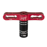 LinkMejor Wheel Hex Sleeve Wrench Tool 17mm Socket Removable Nut 7075 Aluminum Hex Key for RC Car Parts