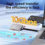 Blueendless Magnetic M.2 2230 2242 NVMe SSD Enclosure with Cooling Fan 100W PD Charging Type-C NVMe PCIE SSD Case