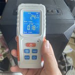 KJB-05 Digital EMF Meter 3-in-1 Electromagnetic Field Tester for E-Field H-Field Temperature Rechargeable Handheld Dosimeter with Color LCD Sound-Light Alarm