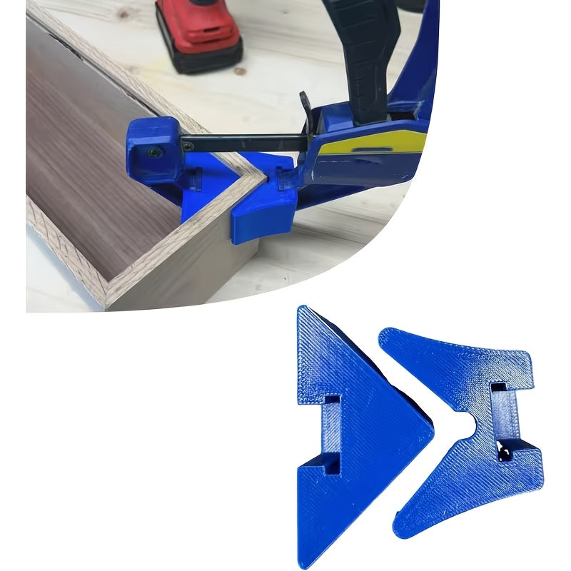 Quick-Change Corner Clamp Adapter 90 Degree Right Angle Jig For Woodworking F-Clamp And Bar Clamp Accessory For Cabinet Frame Assembly
