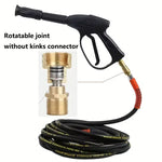 360 Degree M22 Pressure Washer Attachment Reliable Brass Swivel Connector for High Pressure Hose Anti Kink Tool
