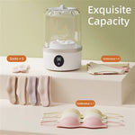 Mini Cordless Washing Machine Travel Underwear Small Sock Washing Machine with  LCD Digital Display Draining Portable Laundry Bucket