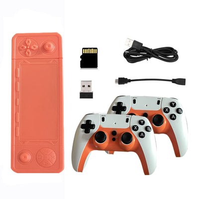[64G] X15 Ultra Retro Game Console Stick 37000+ Games with Dual 2.4G Wireless Controllers Support 4K HD Output Classic Games Video Game Console for TV PC Projector