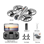 LinkMejor YL05 WiFi FPV with 4.9inch LCD Screen Controller HD Dual Camera Electrically Adjustable Optical Flow Hover Circle Protection LED Brushless 2.4G 4CH 6-Axis Remote Control Toys RC Drone Quadcopter RTF