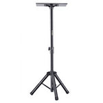 Blitzwolf BW-VF5 Projector Stand Tripod Adjustable Height 89-136cm with 37x26.5cm Tray Sturdy Tripod Base Foldable Portable Universal Projector Mount