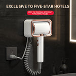 2000W Powerful Ionic Wall-mounted Hair Dryer with Constant Temperature No Damage Hotel Hair Styling 3 Levels