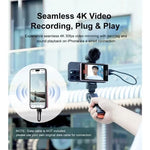 Kingma VL-PH02 Max Selfie Stick Magnetic Selfie Live Streaming Vlog Display Screen Photo for iPhone 16 16 Pro 15 14 13 Pro Max for Samsung Galaxy S25 Pro for Huawei Pura X