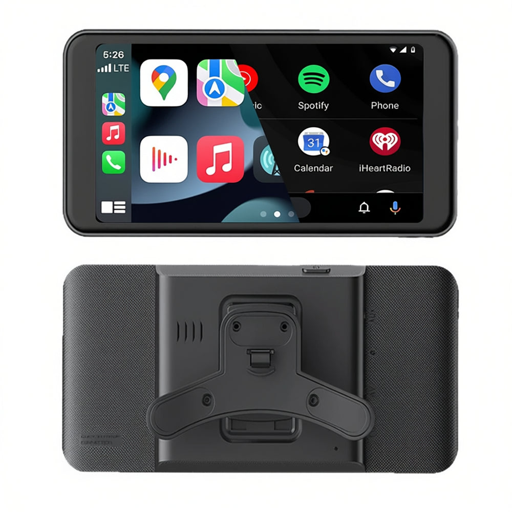 6.5 Inch Rotatable Wireless Car Display Touchscreen CarPlay Android Auto Hicar Phone Screen Mirroring Navigation Rotatable Multimedia Player