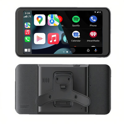 6.5 Inch Rotatable Wireless Car Display Touchscreen CarPlay Android Auto Hicar Phone Screen Mirroring Navigation Rotatable Multimedia Player