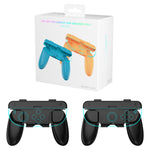 LinkMejor LinkMejor-NS2276 Switch2 Detachable 2-in-1 Joy-Con Grip Ergonomic Dual Hand Mode Tool-Free SL/SR Access Wrist Strap Portable Gaming Controller Grip Game Accessory