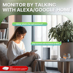 Tuya bluetooth-compatible Smart Plant Soil Tester Intelligent Sensor Moisture Temperature Detector APP Monitoring Work with Alexa Google Home