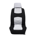 4pcs Car Seat Covers Full Set Fits Most Cars Trucks SUVs Grey