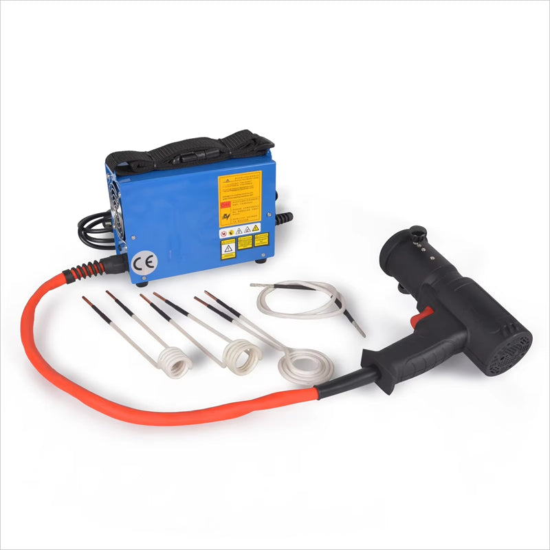 DIH-1500W Portable Flameless Induction Heater Air Cooled Quick Heating Compact Design 1.5KW Output Industrial for Car Repair Bolt Remover Tools