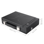 Smart Fingerprint Safe with Tuya App 29cm x 19cm x 6.3cm Iron Construction Alarm System Secure Storage Advanced Biometric Lock