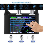 SAA-2N NanoVNA V2 Antenna Analyzer 3G Vector Network Analyzer 4.0 Inch Touching Screen Shortwave HF VHF UHF with Iron Housing