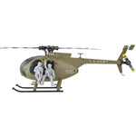 RC ERA C189S MD500 2.4G 4CH 6-Axis Gyro Optical Flow Localization Altitude Hold Dual Brushless Motor 1:28 Scale Flybarless RC Helicopter RTF