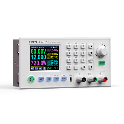 LinkMejor RD6012H DC Power Supply 60V 12A 720W High Precision Adjustable Voltage Current Lab Bench Power Supply