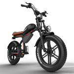 [USA Drect] QUNT BK20 Electric Bike 48V 18AH Battery 500W Motor Recommended Top Speed 25KM/H 20inch Tires 110KM Max Range 120KG Max Load Electric Bicycle