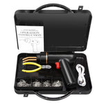 200W Hot Stapler Plastic Welding Machine Rechargeable 5000mAh Battery Fast Heating Multifunctional Bumper Repair Kit for Car and Motorcycle