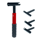 4-in-1 Multifunction Hinge Gap Adjustment Tool High Quality Steel Non-Slip Grip Includes 9mm 13mm 15mm 18mm Ideal for Door Alignment Repair and Gap Correction