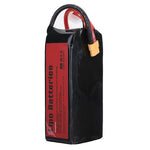 LinkMejor Power 22.2V 6000mAh 100C 6S LiPo Battery XT60 Plug with T Plug Adapter for RC FPV Racing Drone Airplane