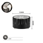 Comfook 51/53/58mm Wheel Hub Style Espresso Coffee Distributor Gravity Self-Leveling Distributor Espresso Leveler Too with Cyclone Base