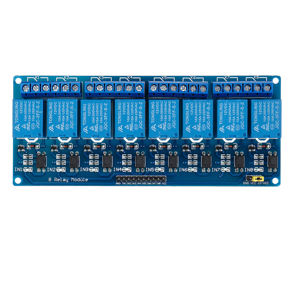 4Pcs 12V 8CH Channel Relay Module With Optocoupler For PIC AVR DSP ARM