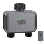 SGW08MZ Tuya Zigbe 2 Zones Smart Irrigation Timer Digital Programming Watering Schedules Sprinkler Drip Irrigation System Voice Control with Alexa Google Assistant