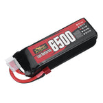 LinkMejor Power 14.8V 6500mAh 60C 4S LiPo Battery T Plug for RC Car