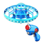 LinkMejor XS4 Space Shooting Gesture Sensing Flying Saucer Intelligent Hovering UFO Kids Gifts 2.4G 4CH 6-Axis Remote Control RC Toys Drone Quadcopter RTF