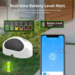 WKD-CS011 Tuya WiFi Smart Rain Sensor Outdoor IP66 Waterproof Rain Detector Wireless Real-Time Rain Detection Remote Monitor