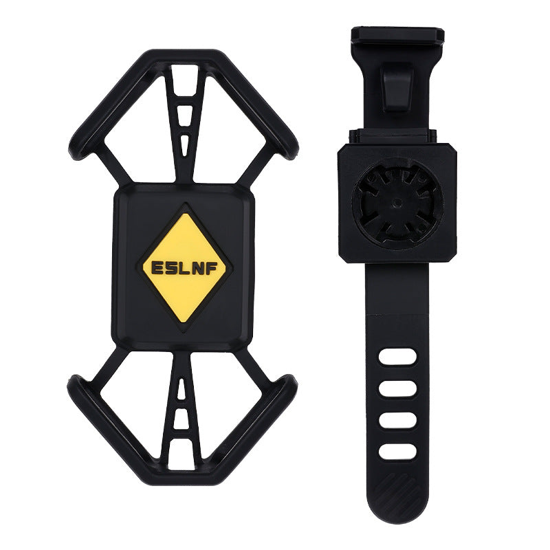 LinkMejor Road Bike Mountain Bike Silicone Phone Holder 4.7''-7.2'' Bicycle Phone Holder Bicycle Quick-release Mobile Phone Stand